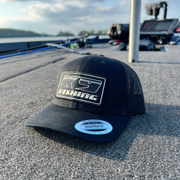 K9 Fishing Black YP Trucker Patch Hat