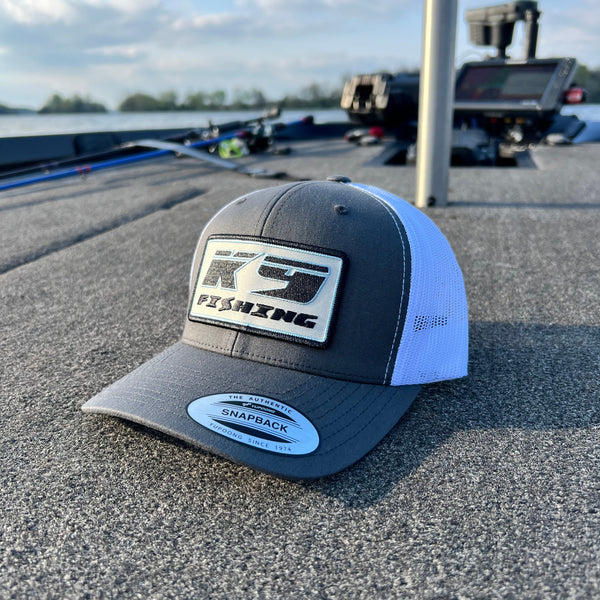 K9 Fishing Grey YP Trucker Patch Hat