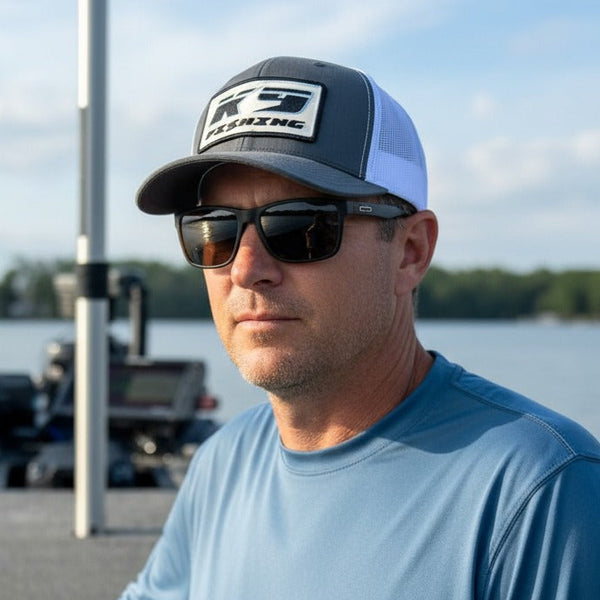 K9 Fishing Grey YP Trucker Patch Hat
