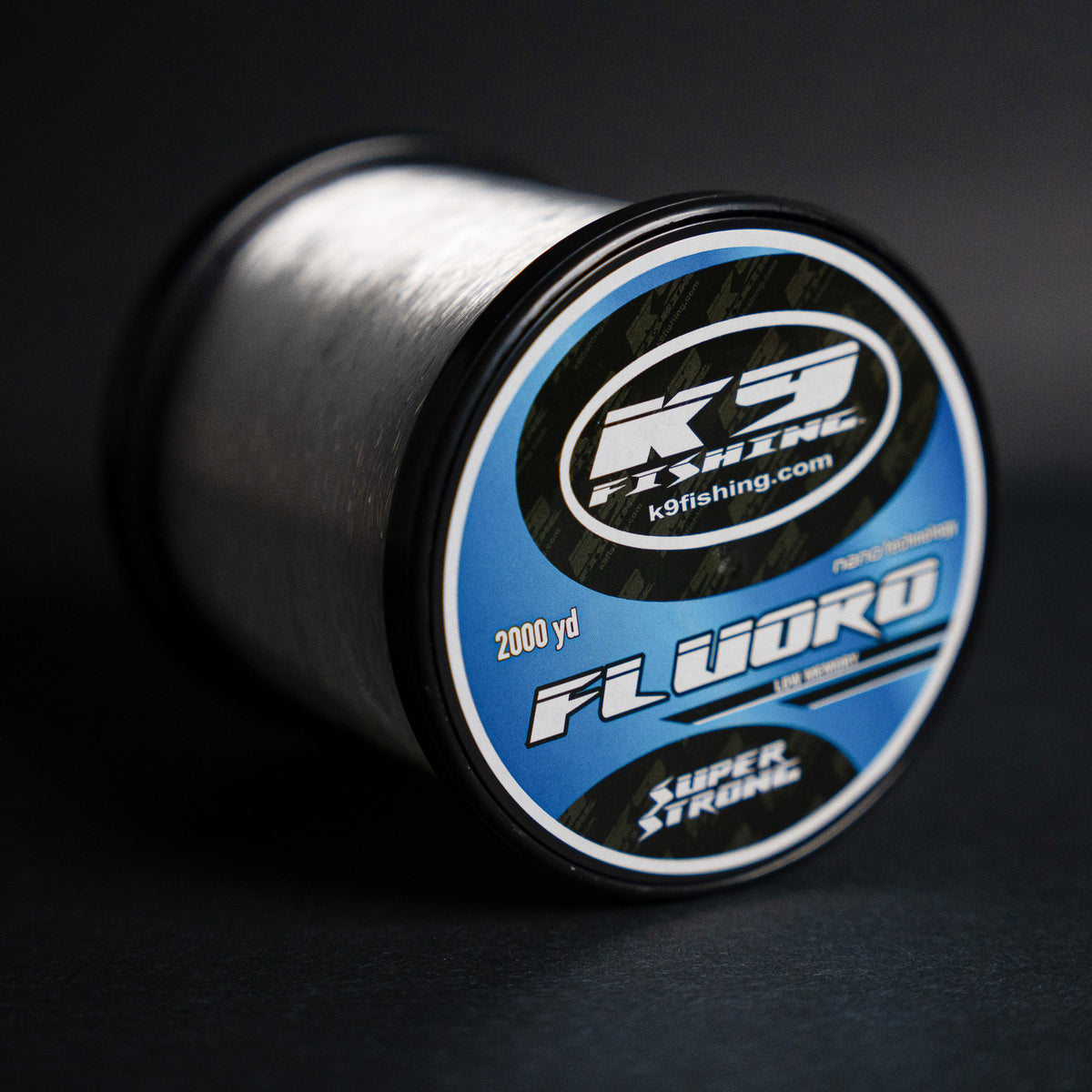 K9 550-25lb-CL Clear Fluoro Line 550 Yard Spool 25lb Test
