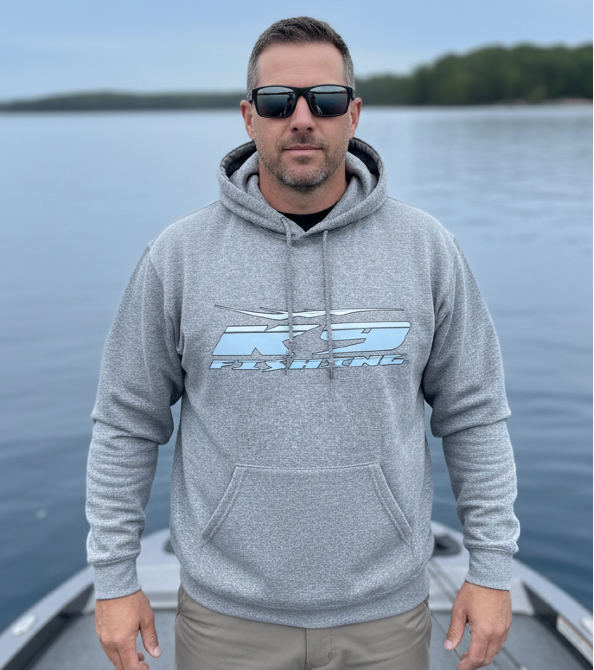 Premium K9 Fishing Pullover Hoodie - Sport Grey