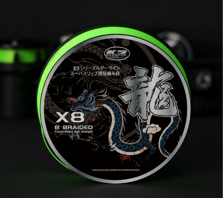 K9 Fishing X8 JDM Silk Braid 17lb 150yd