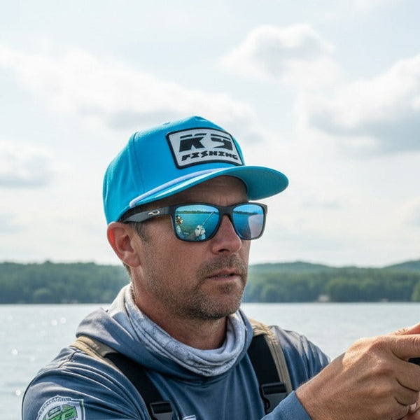 K9 Fishing Teal Rope Hat w/ Cream Patch