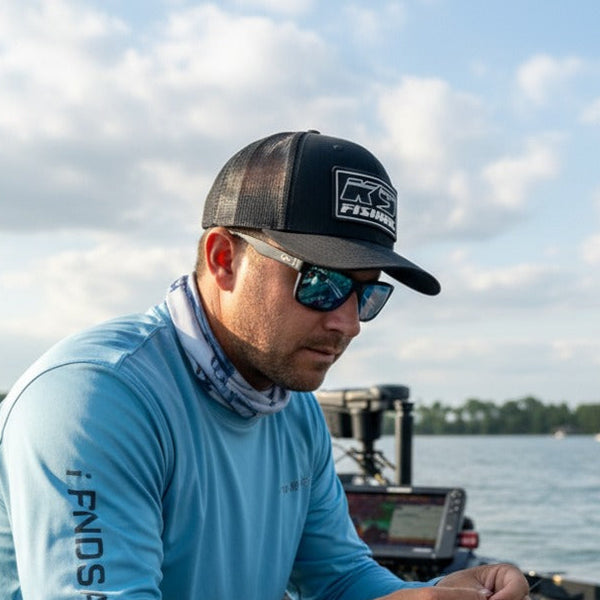 K9 Fishing Black YP Trucker Patch Hat